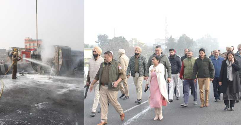 Khanna Police Oil Tanker Mishap Ludhiana District Administration Swift Action Prevented Major Tragedy Khanna