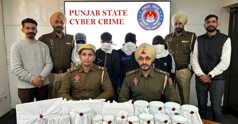 Punjab Police’s Cyber Crime Division arrests 4 cyber fraudsters from Assam in ‘online job fraud’ 