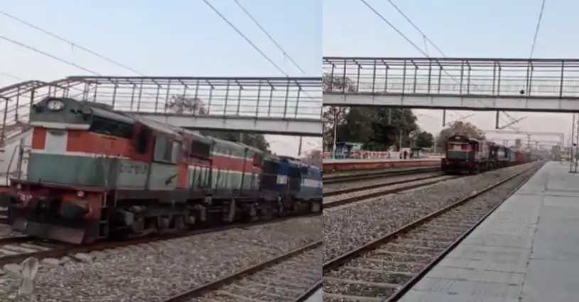 Punjab Trending Goods Train Pathankot