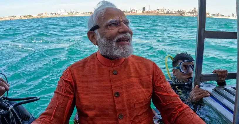 India Trending PM Modi Scuba Diving