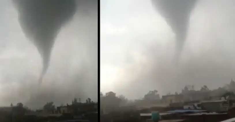 Tornado hits Bathinda village as Punjab witness heavy hailstorm & rain; Watch Vide
