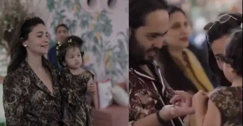 Anant Ambani plays with Alia Bhatt's daughter Raha during Vantara Safari in cute viral video; Watch