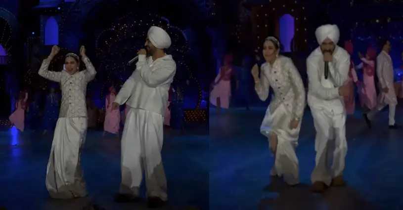 Diljit Dosanjh dances with 90s 'Dance Queen' Karishma Kapoor on his hit 'Kinni Kinni' song; Watch