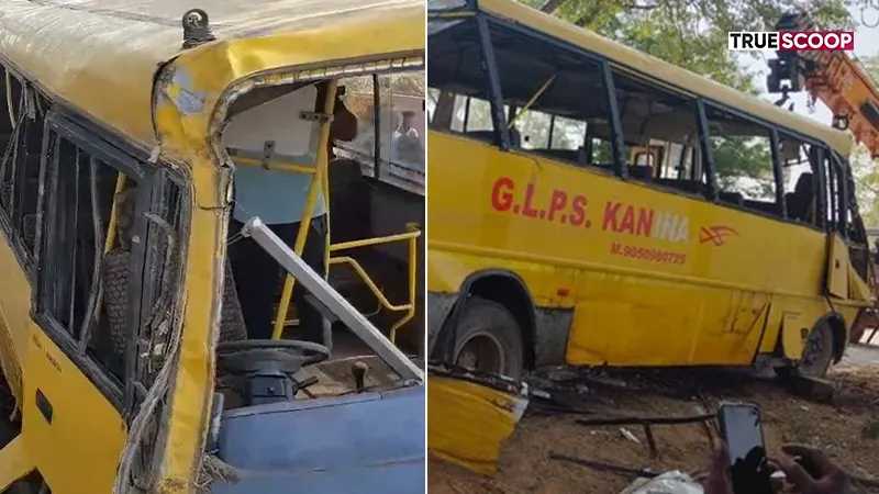 Haryana-Bus-Accident Haryana-News Mahendragarh-Bus