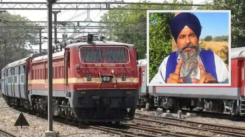 Punjab Farmers-Rail-Roko-Punjab Farmers-Rail-Roko-Sambhu