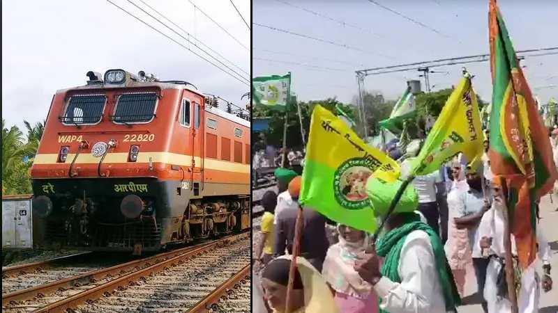 Punjab Farmers-Rail-Roko Sambhu-Rail-Roko