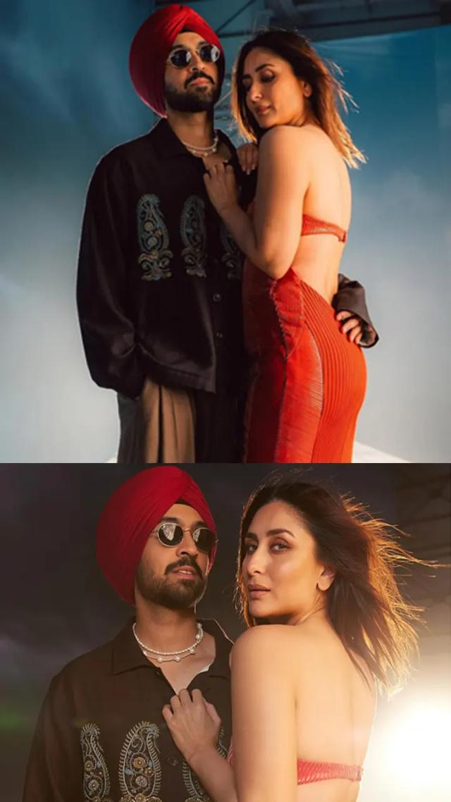 Internet is abuzz after watching “Lover” Diljit with Kareena Kapoor