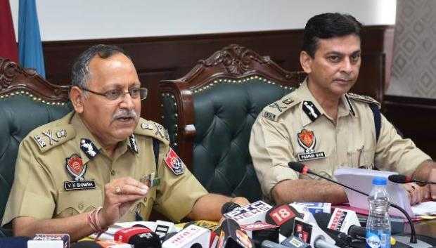 AntiGangster-Task-Force Director-General-of-Police-DGP-Punjab-VK-Bhawra AGTF-headed-by-ADGP-Promod-Ban