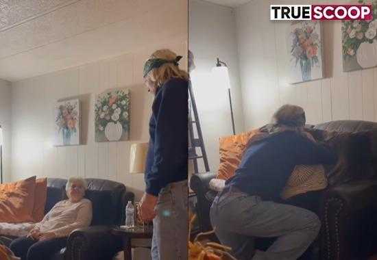 Viral-Video woman-suffering-from-dementia recognises-son
