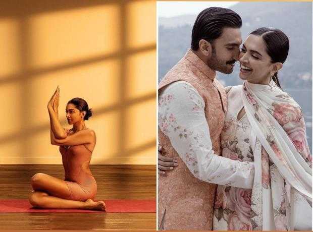 Deepika-Padukone Ranveer-Singh Deepika-yoga-poses