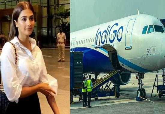 Pooja-Hegde Pooja-Hegde-Indigo-Airlines Pooja-Hegde-Indigo-Flight-Experience