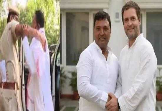 Congress-Srinivas-BV-Running Srinivas-BV-Delhi-Viral-Video Srinivas-BV-Rahul-Gandhi-Viral-Video