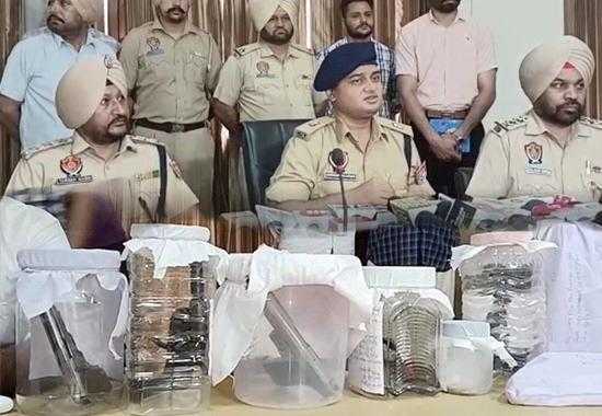 Amritsar-police Amritsar-rural-poliece Malkit-singh-gangster
