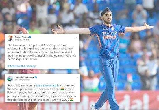 Arshdeep-Singh-trolling Arshdeep-Singh Indian-cricketers-in-Arshdeep-support