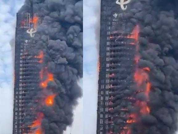 China China-Building-Fire Changsha-skyscraper-fire