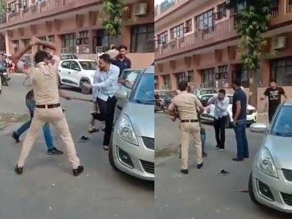 Mohali-Punjab-Police-beating-viral-video Mohali-Phase-9-Youth-Beaten Mohali-Youth-Beaten-Phase-8