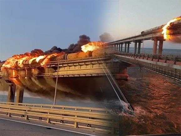 Kerch-Bridge Crimea-Bridge Kerch-Bridge-Explosion-Video