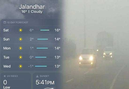 cold-wave-in-Punjab Punjab-fog Punjab-temperature