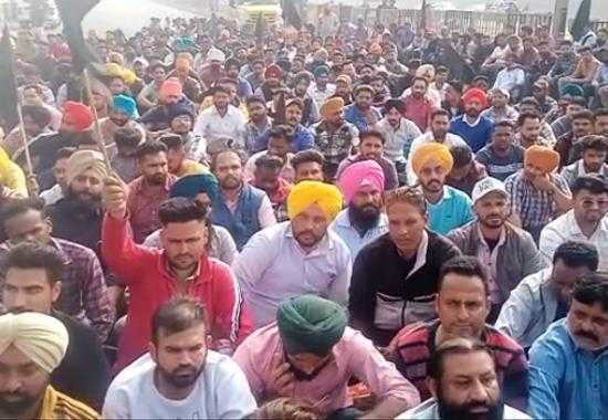 Jalandhar-PAP Jalandhar-PAP-blocked Jalandhar-PAP-protest