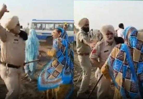 Gurdaspur Gurdaspur-Police-Slap-Woman Gurdaspur-Cop-Slap-WOman-Farmer
