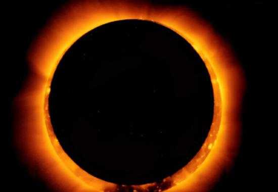 Ring-Of-Fire-Eclipse Solar-Eclipse-2023 Celestial-Spectacle
